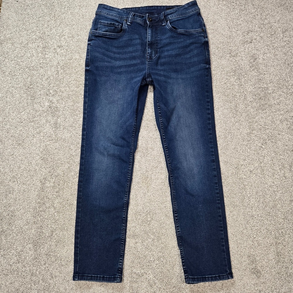 The Perfect Jean TPJ Men's‎ Slim Thick Fit 31x30 (fits 31x28) stretch blue
